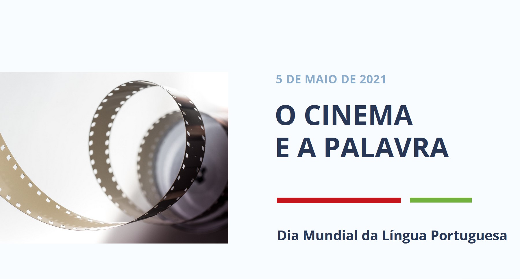 Cinema - Dia Mundial da Língua Portuguesa