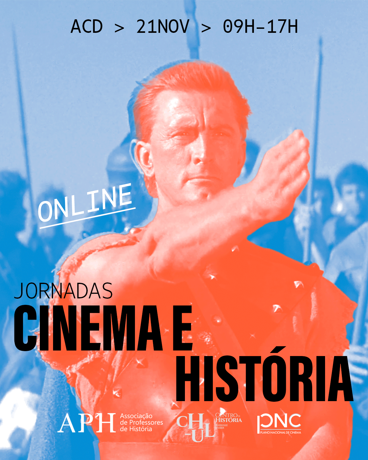 Cartaz Jornadas «Cinema e História»